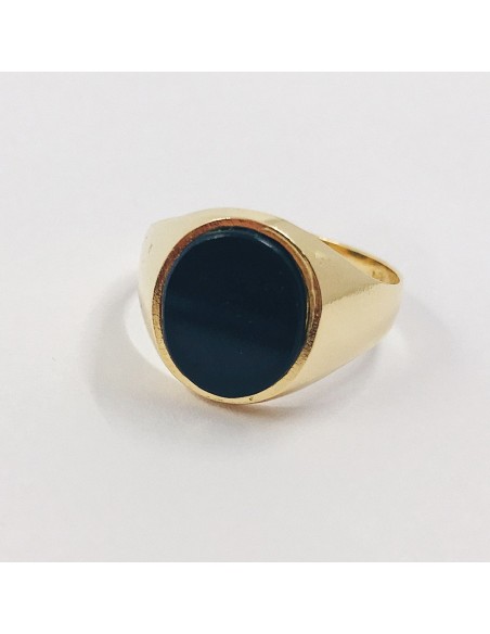 Anillos sello en oro 18kt  con Ã³nix