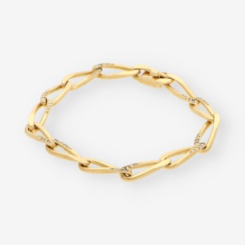 Pulsera oro y brillantes
