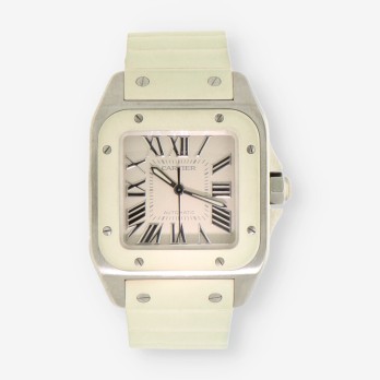 Reloj  CARTIER Santos blanco 2878