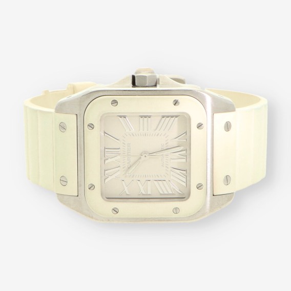 Reloj  CARTIER Santos blanco 2878
