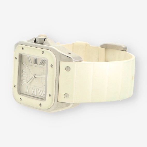 Reloj  CARTIER Santos blanco 2878