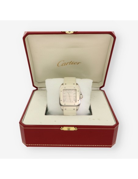 Reloj  CARTIER Santos blanco 2878