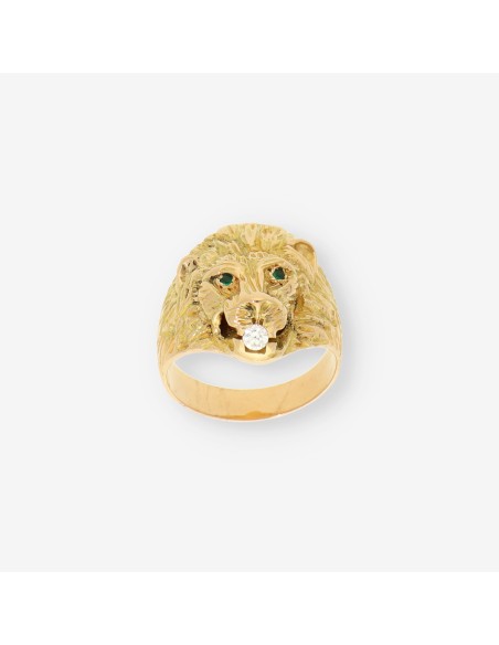 Anillo oro leÃ³n