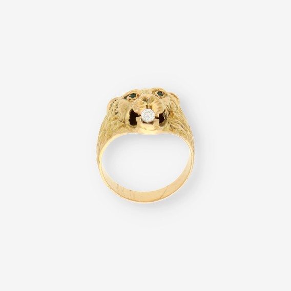 Anillo oro leÃ³n