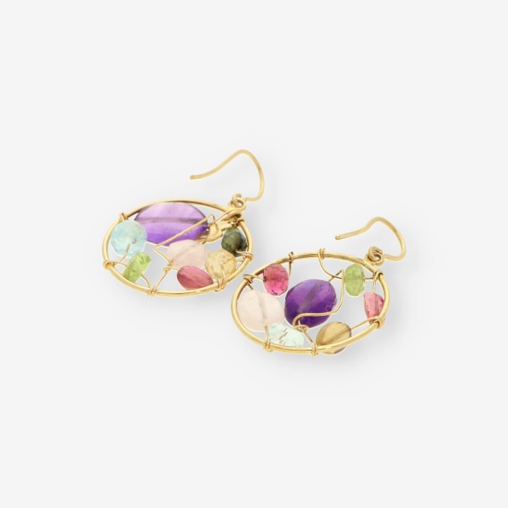 Pendientes oro garabatos TOUS