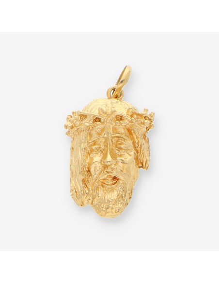 Colgante oro cara cristo