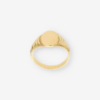 Anillo sello oro 2