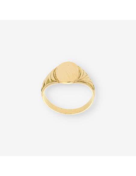 Anillo sello oro
