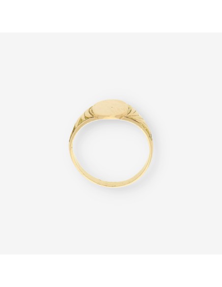 Anillo sello oro