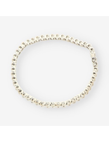 Pulsera riviere oro blanco y brillantes