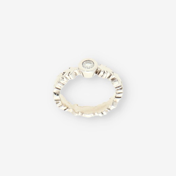 Anillo niÃ±o/niÃ±a oro bl. y bri TOUS