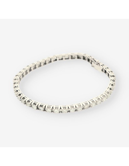 Riviere oro bl. y brillantes 3,5Qt.apro