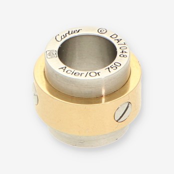 Colgante acero y oro CARTIER Love