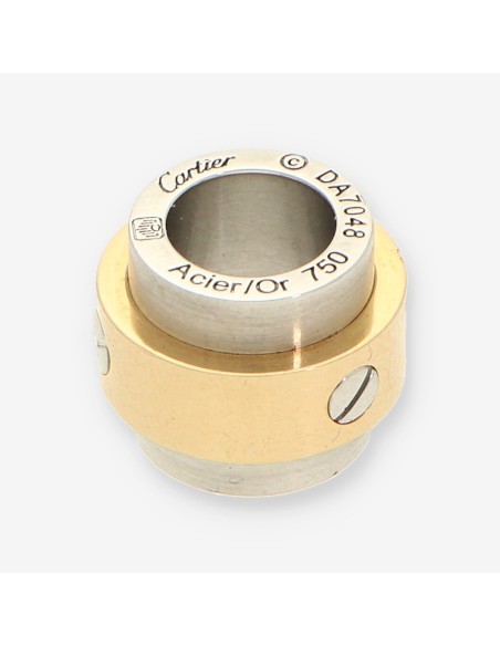 Colgante acero y oro CARTIER Love