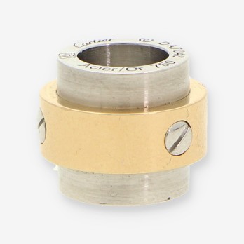 Colgante acero y oro CARTIER Love 2