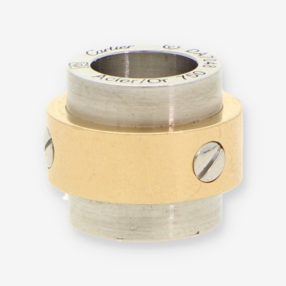 Colgante acero y oro CARTIER Love