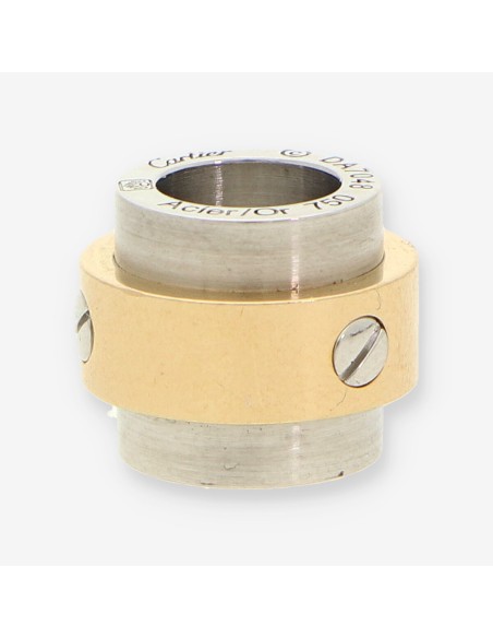 Colgante acero y oro CARTIER Love