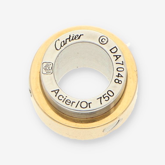 Colgante acero y oro CARTIER Love