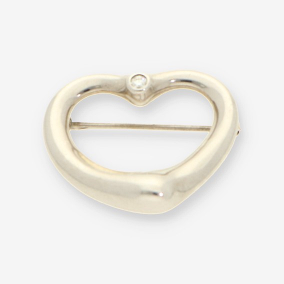 Aguja plata y bri TIFFANY