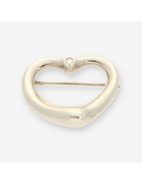 Aguja plata y bri TIFFANY