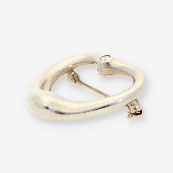 Aguja plata y bri TIFFANY