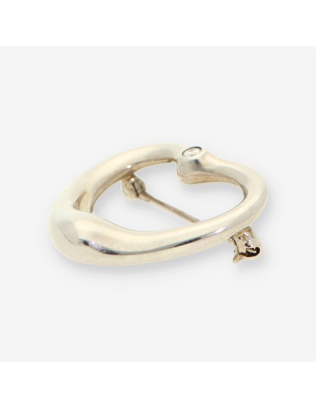 Aguja plata y bri TIFFANY