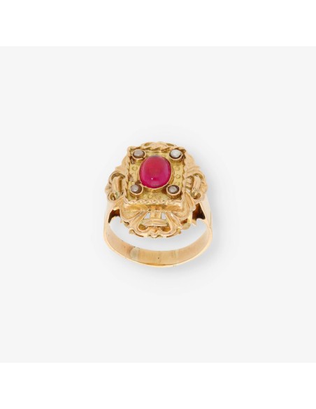 Anillo vintage en oro 18kt