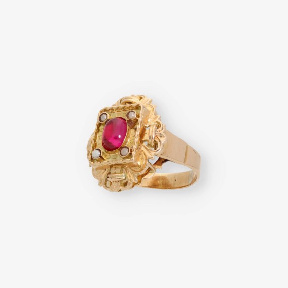 Anillo vintage en oro 18kt