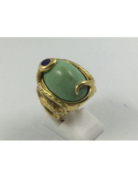 Anillo Puig Doria de oro en forma de serpiente