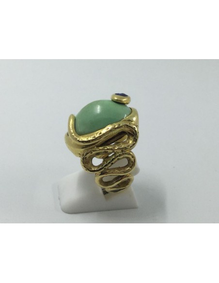 Anillo Puig Doria de oro en forma de serpiente