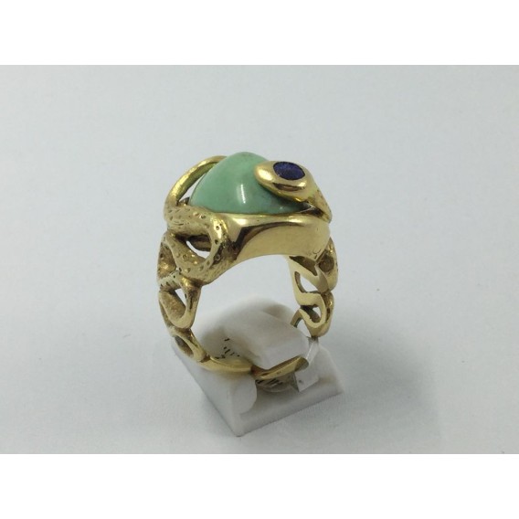 Anillo Puig Doria de oro en forma de serpiente