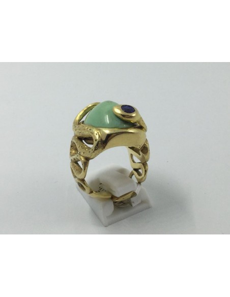 Anillo Puig Doria de oro en forma de serpiente