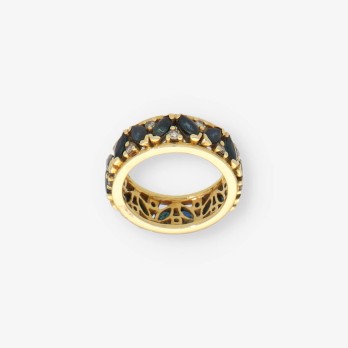 Anillo en oro 18kt con diamantes 2