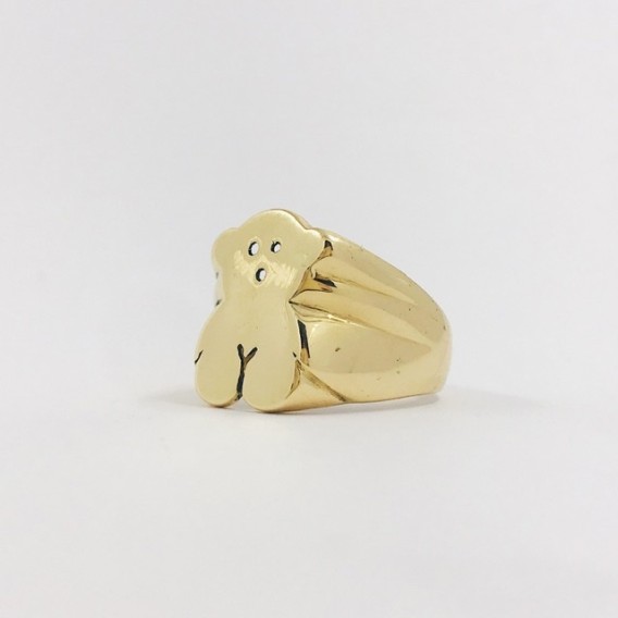 Anillo sello Tous en oro 18kt