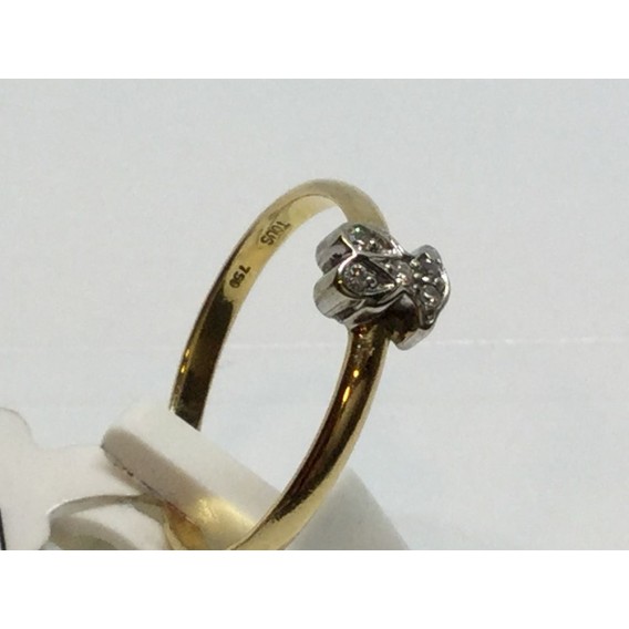 Sortija Tous en oro y brillantes