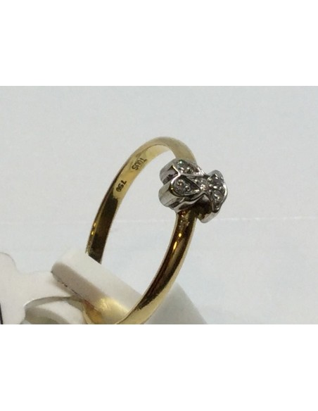 Sortija Tous en oro y brillantes