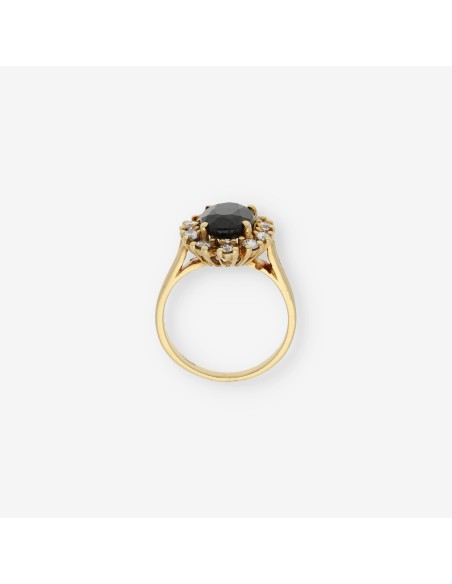 Anillo oro 18kt con brillantes