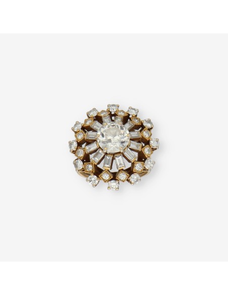 Anillo vintage en oro 18kt con brillantes