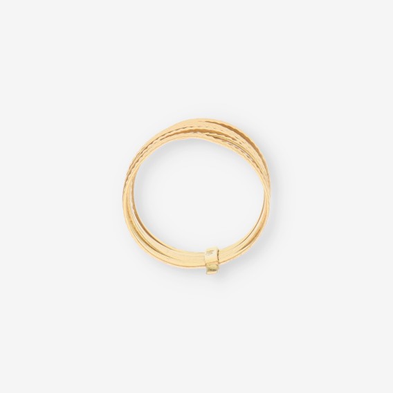 Anillo semanario en oro 18kt