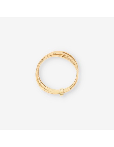 Anillo semanario en oro 18kt