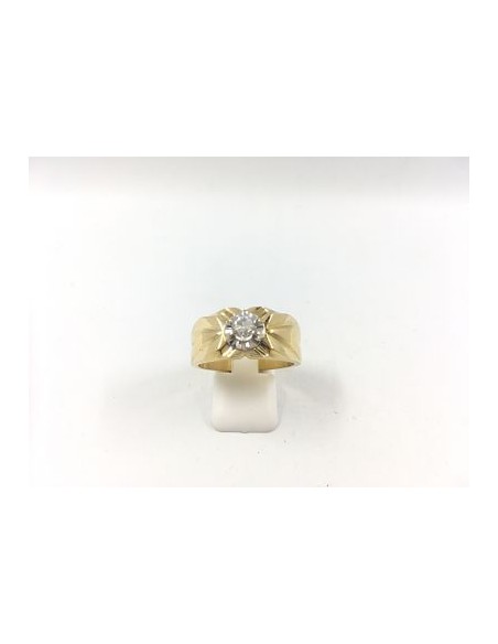 Anillo caballero Solitario