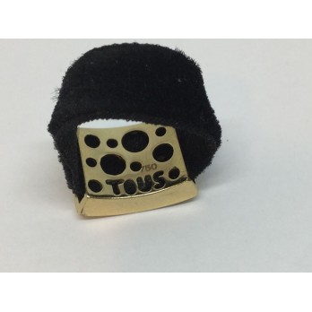 Sortija Tous en terciopelo y oro 2