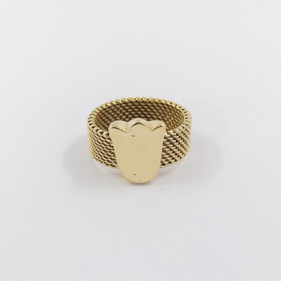 Anillo Tous con tulipÃ¡n en oro 18kt