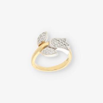 Anillo Tous en oro 18kt con brillantes 2