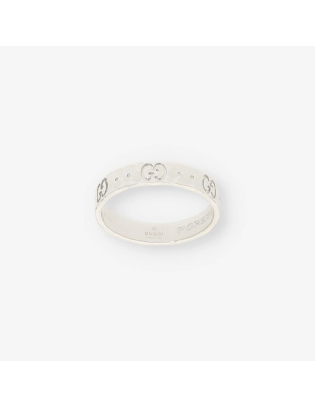 Anillo Gucci oro blanco 18kt