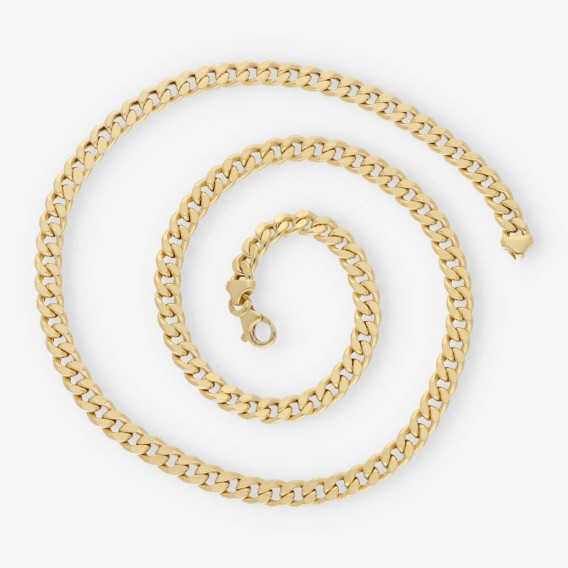 Cadena barbada 60cm en oro 18kt NUEVO