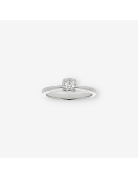 Anillo Tous en oro blanco 18kt con brillante