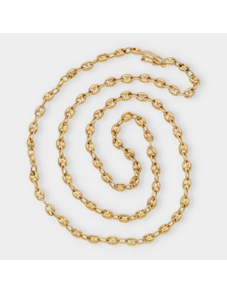 Cadena de calabrotes en oro 18kt