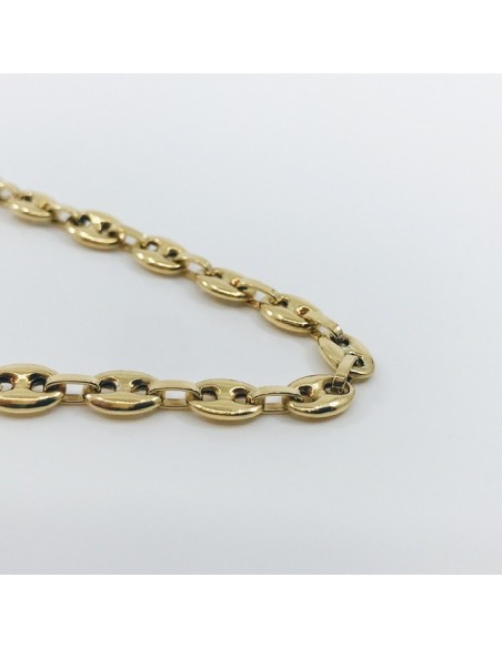 Cadena de calabrotes en oro 18kt