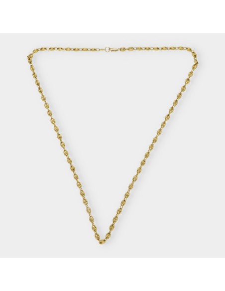 Cadena de calabrotes en oro 18kt